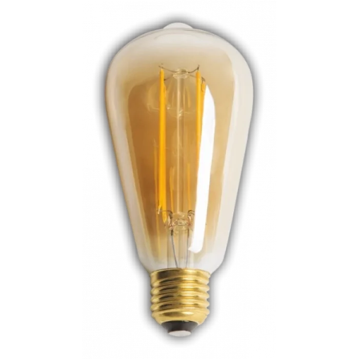 BUĞZ 1 Adet CATA CT 4290 Led Rustik Ampul 8W Amber Işık E27 Duy