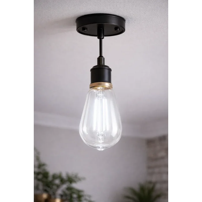 BUĞZ 1 Adet CATA CT 4353 Led Rustik Ampul 8W 6400K Beyaz Işık E27 Duy