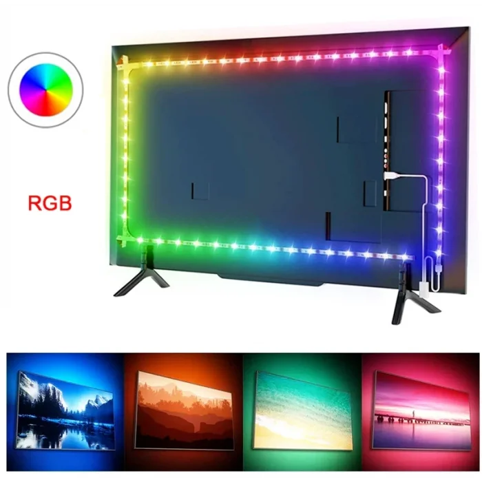 BUĞZ 1 Adet CATA CT 4566 TV RGB Şerit Led Seti