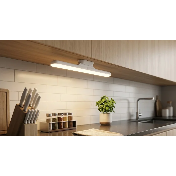 BUĞZ 1 Adet CATA CT 5249 Beyaz Kasa 3W Şarjlı Led Aplik Dokunmatik 3 Renk Modu