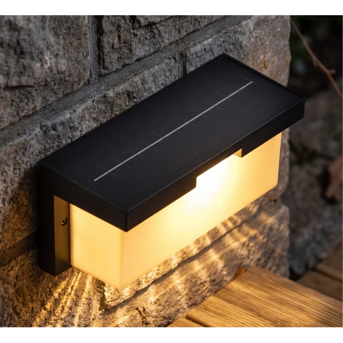 BUĞZ 1 Adet CATA CT 7083 Barbaros 40W Dış Mekan Solar Led Aplik 3200K Gün Işığı
