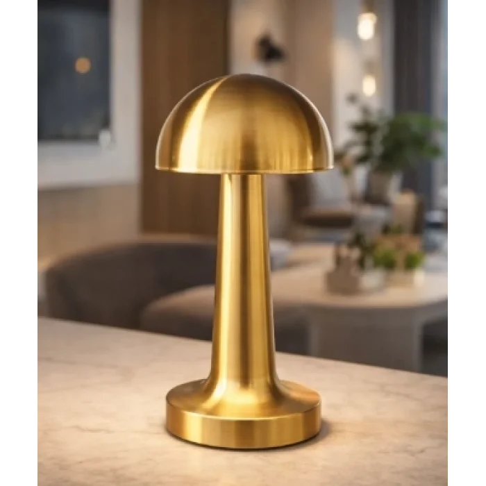 BUĞZ 1 Adet CATA CT 8429 Lizbon Gold Kasa Şarjlı Masa Lambası 3 Renk
