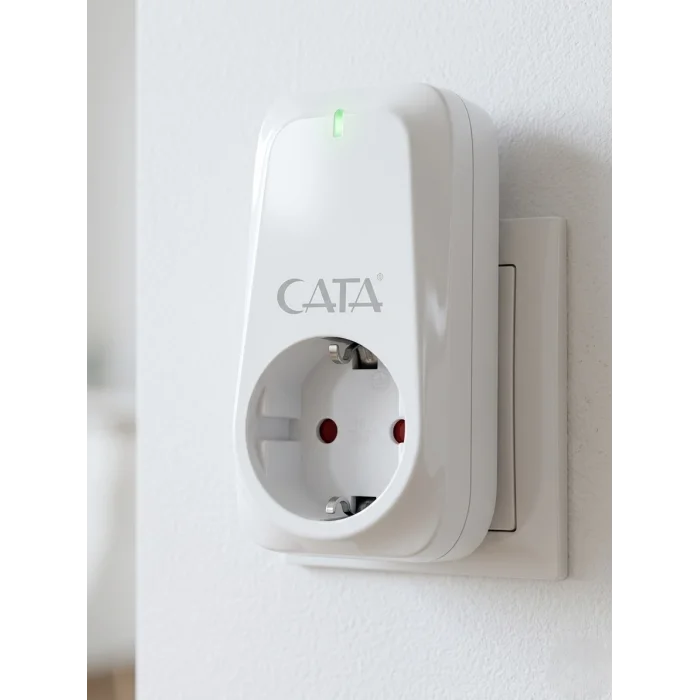 BUĞZ 1 Adet CATA CT 9196 Akım Korumalı Priz 150-280V 4000W