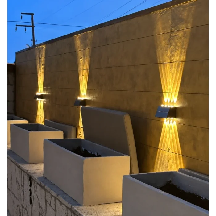 BUĞZ 1 Adet HELİOS HS 5876 Solar Led Aplik 20W 3200K Gün Işığı