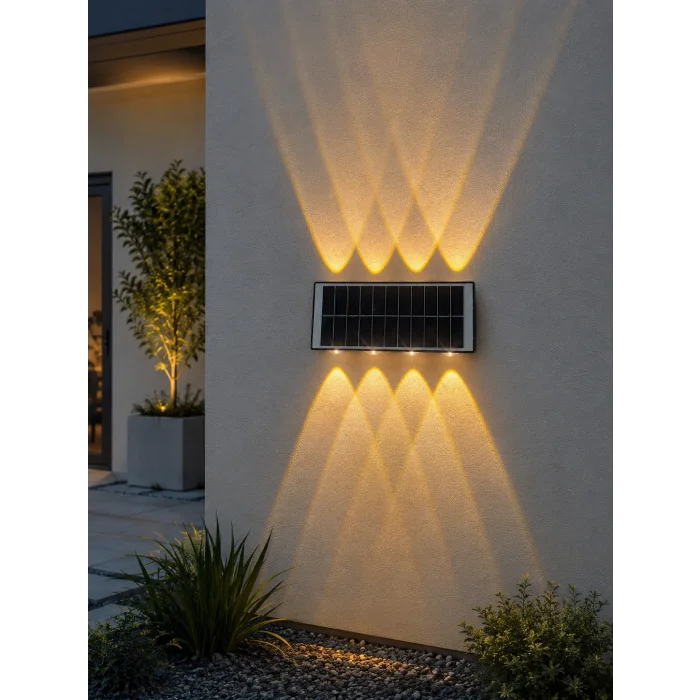 BUĞZ 1 Adet HELİOS HS 5876 Solar Led Aplik 20W 3200K Gün Işığı