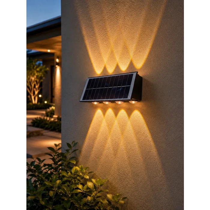 BUĞZ 1 Adet HELİOS HS 5876 Solar Led Aplik 20W 3200K Gün Işığı