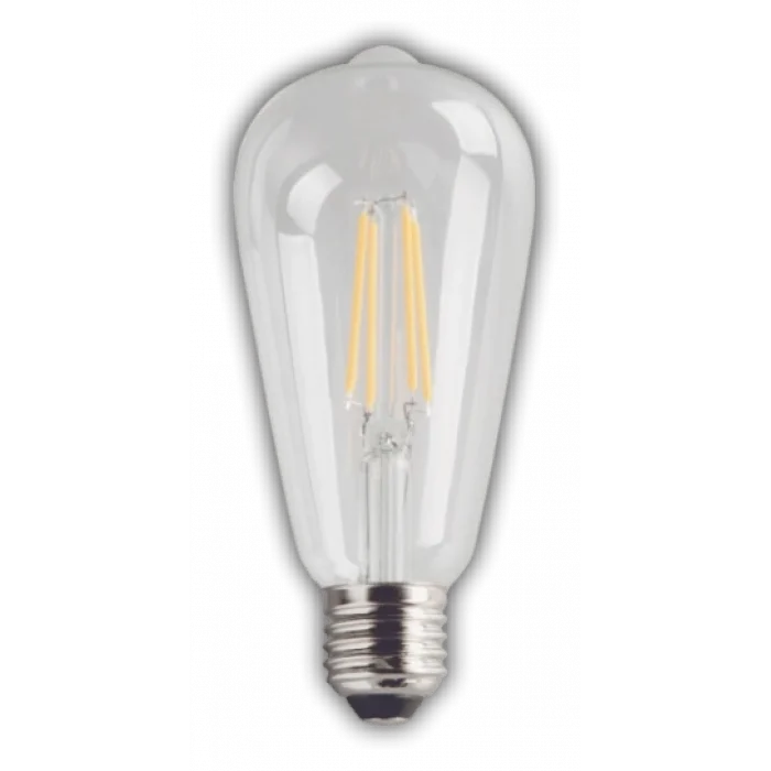 BUĞZ 1 Adet KENDAL KES505 Led Rustik Ampul 6W 2700K Gün Işığı E27 Duy