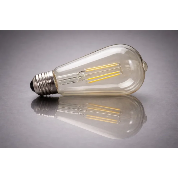 BUĞZ 1 Adet KENDAL KES505 Led Rustik Ampul 6W 2700K Gün Işığı E27 Duy