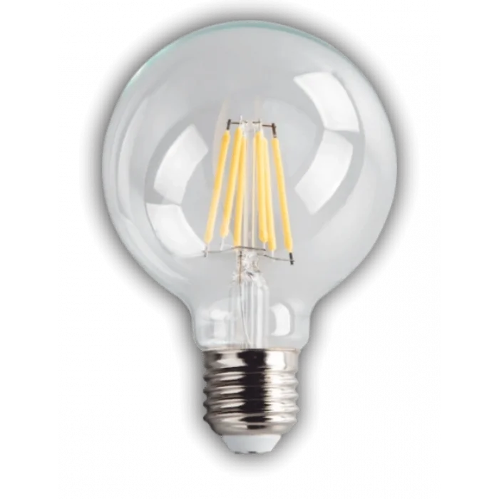 BUĞZ 1 Adet KENDAL KES506 Glop Led Rustik Ampul 6W 3200K Gün Işığı E27 Duy