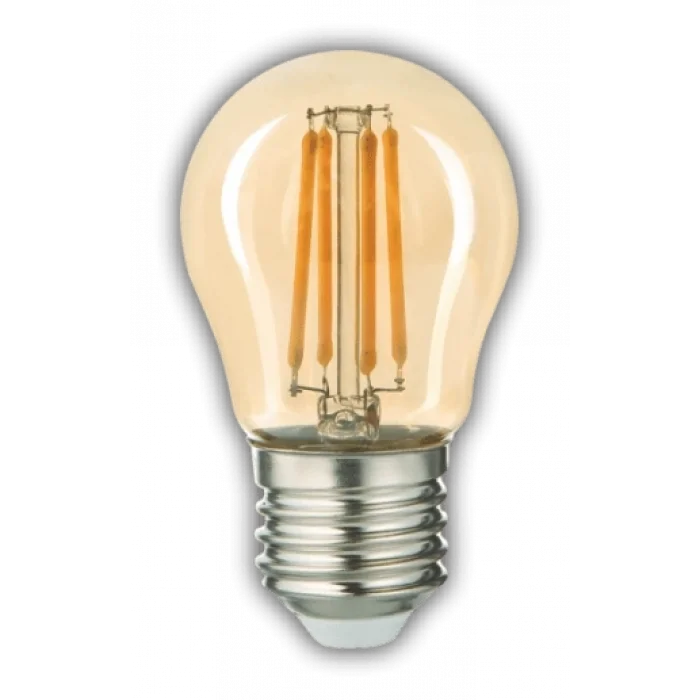 BUĞZ 1 Adet KENDAL KES603 Led Rustik Ampul 6W Amber Işık E27 Duy