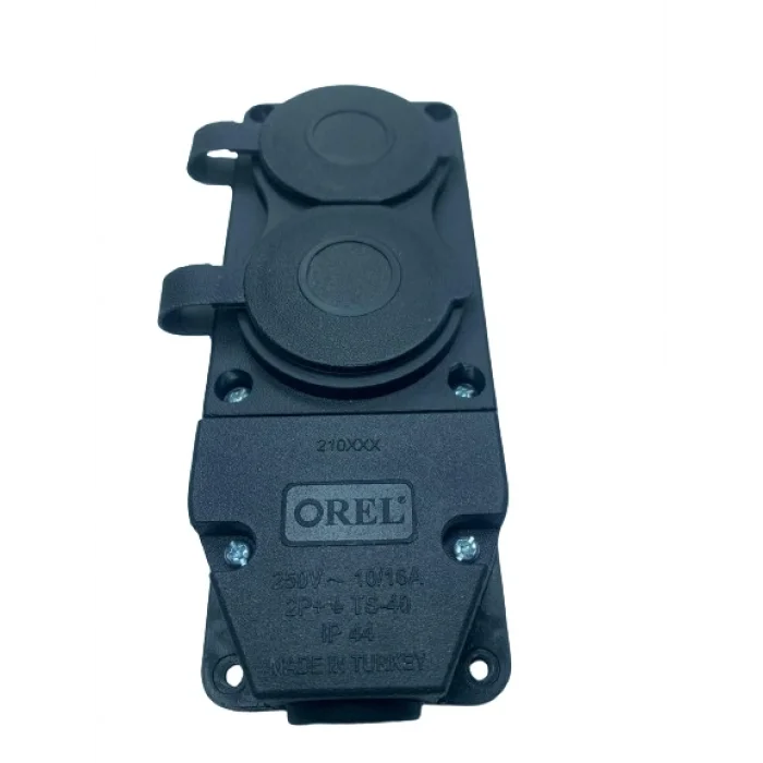 BUĞZ 1 Adet Orel 1X16 2 Li Kauçuk Grup Priz 220 V