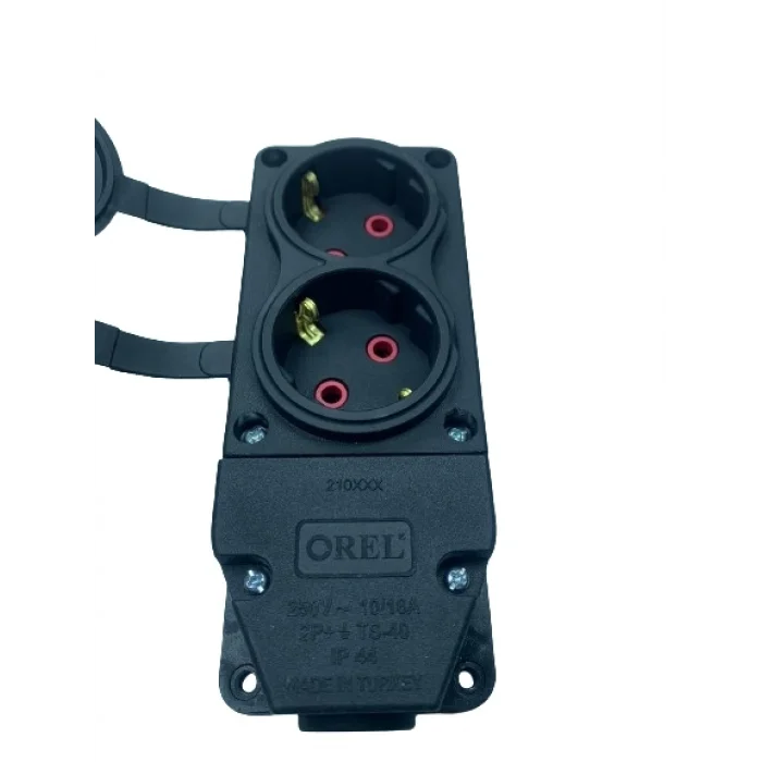 BUĞZ 1 Adet Orel 1X16 2 Li Kauçuk Grup Priz 220 V