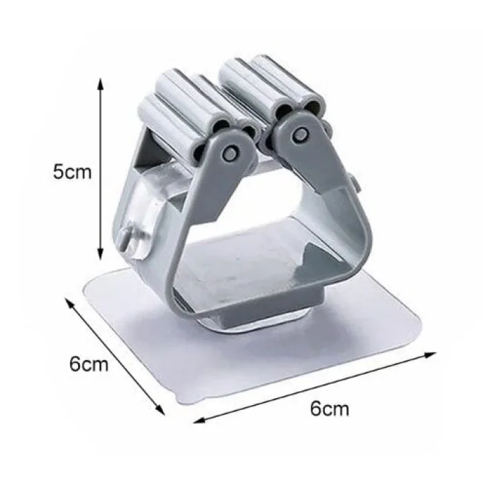 BUĞZ 1 Adet Yapışkanlı Pratik Mop Tutucu Beyaz