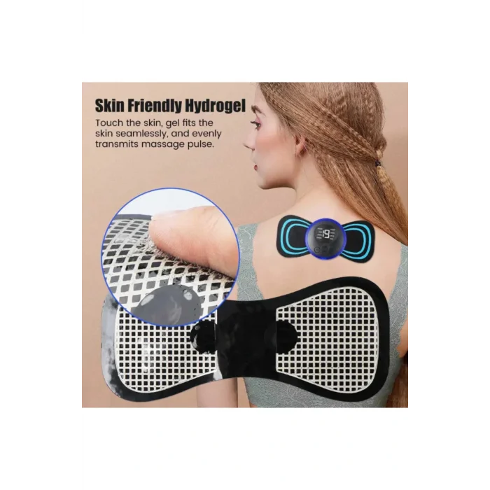 BUĞZ 1 Adet Yedek Ped Şarjlı Kelebek Ems Boyun Omuz Kol Sırt Elektrikli Masaj Bantı Kas Stimülatörü Aleti