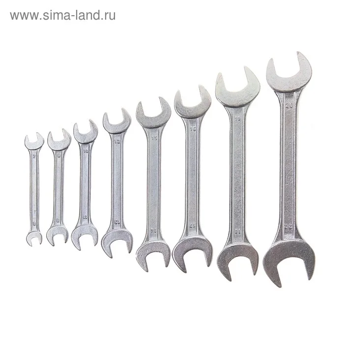  1. Kalite Çift Açık Ağızlı 8li Anahtar Seti