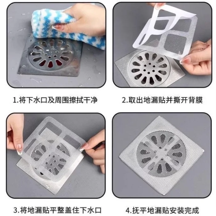 BUĞZ 10 lu Lavabo Süzgeci, Banyo Gider Süzgeci, Sineklik Tamir Kiti