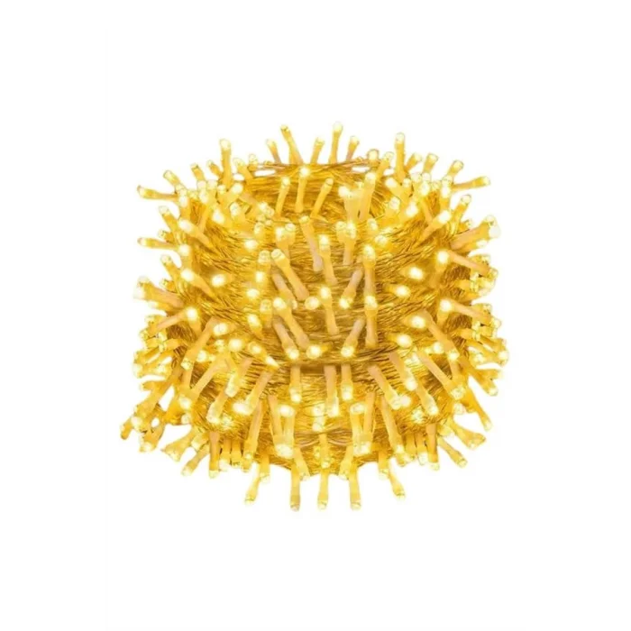 BUĞZ 10 Metre Günışığı Led Işık Fişli Dekoratif Sarı Ton Aydınlatma 3 Modlu Led Şerit