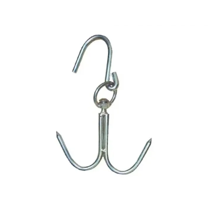 BUĞZ 10 Mm Kasap Et Kancası - 239li Dönerli Set - Et İşleme - Hijyenik - Düzenli - Dayanıklı - Uzun Ömürlü