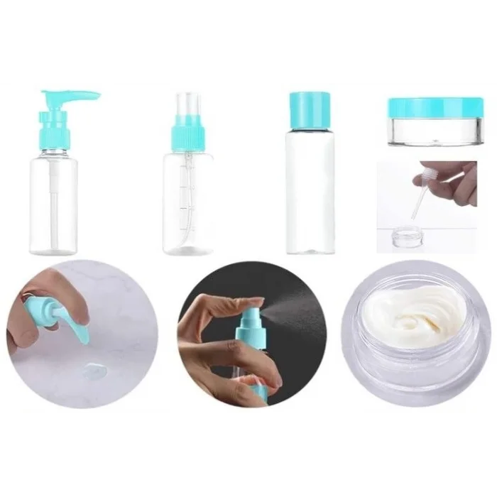 BUĞZ 10 Parça Seyahat  Sprey ve Boş Şişe Seti