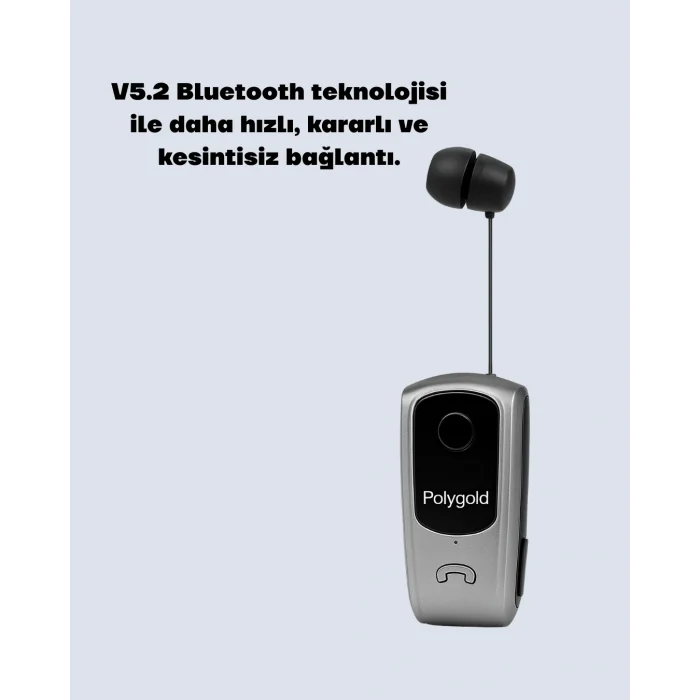 BUĞZ 10 Saat Konuşma Süreli Klipsli Bluetooth Kulaklık