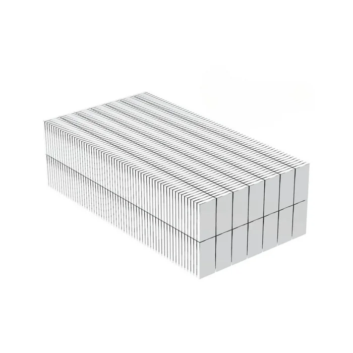 BUĞZ 100 Adet 15x10x1.5 mm Köşeli Neodyum Mıknatıs N35 Magnet Dayanıklı Nikel Kaplama