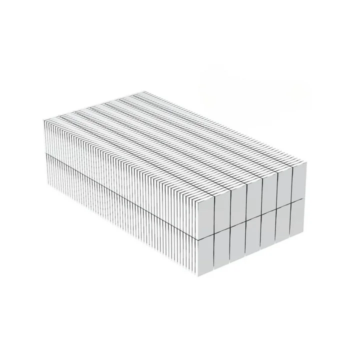 BUĞZ 100 Adet 15x10x1.5 mm Köşeli Neodyum Mıknatıs N35 Magnet Dayanıklı Nikel Kaplama