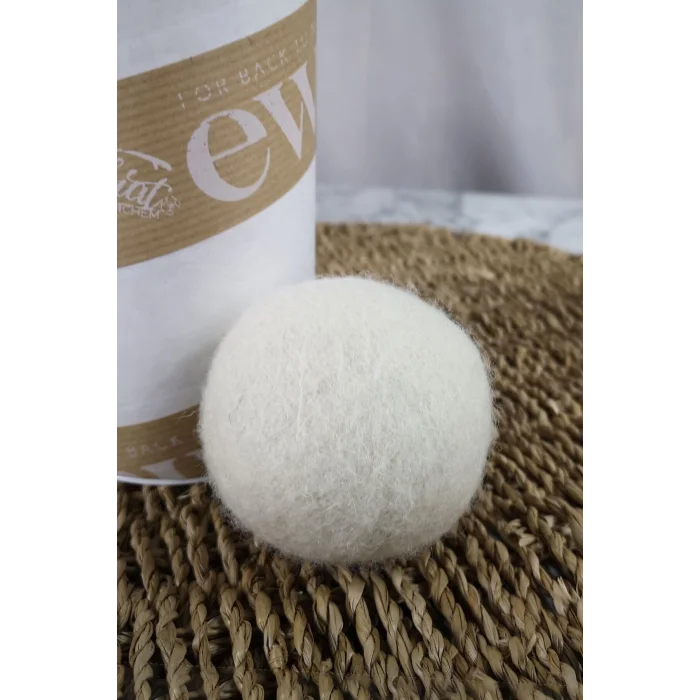 BUĞZ %100 Doğal Merinos Yünü Çamaşır Makinesi Yün Kurutma Topu