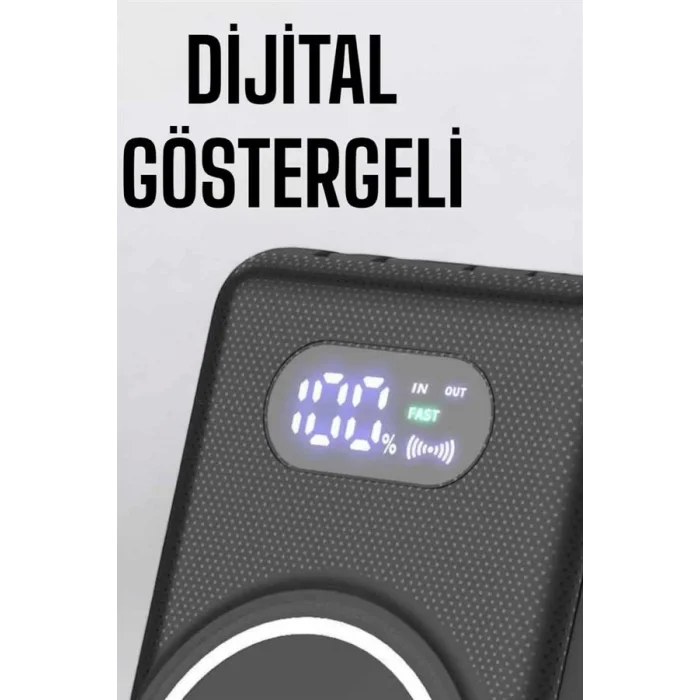 BUĞZ 10.000 Mah Powerbank 4 Portlu Hızlı Şarj Dijital Göstergeli