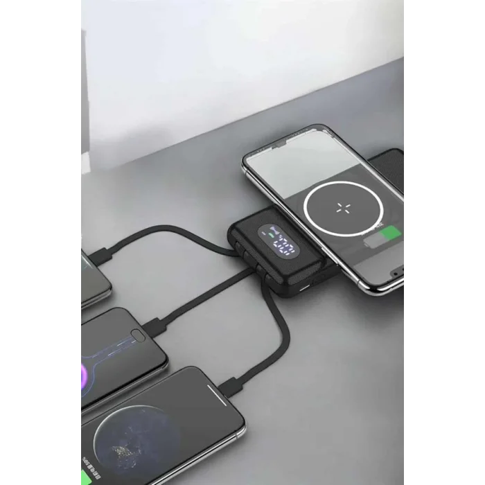 BUĞZ 10.000 Mah Powerbank 4 Portlu Hızlı Şarj Dijital Göstergeli - BUĞZ