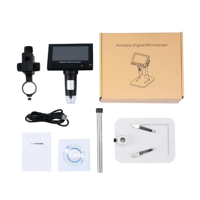 BUĞZ 1000x 2.0mp Usb Dijital Elektronik Mikroskop 8 Lcd Ekran Vga Büyüteç Dm4s - BUĞZ