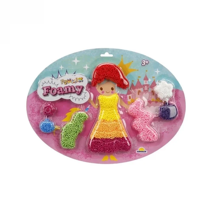  1003565 Funmix Foamy Renkli Dünyalar Slime - 1 Adet Stokta Olan Gönderilir