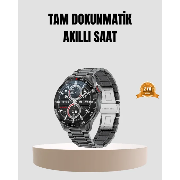 BUĞZ 100mAh Şarjlı Akıllı Saat – Mesaj Bildirimi, Müzik Kontrolü ve Ergonomik Tasarım