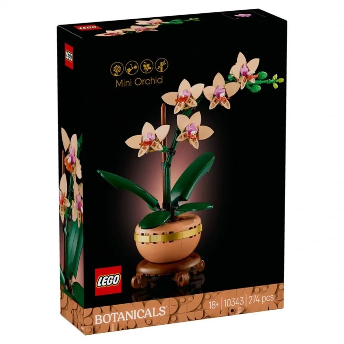 BUĞZ 10343 Lego iconic Botanicals Mini Orkide 274 parça +18 yaş