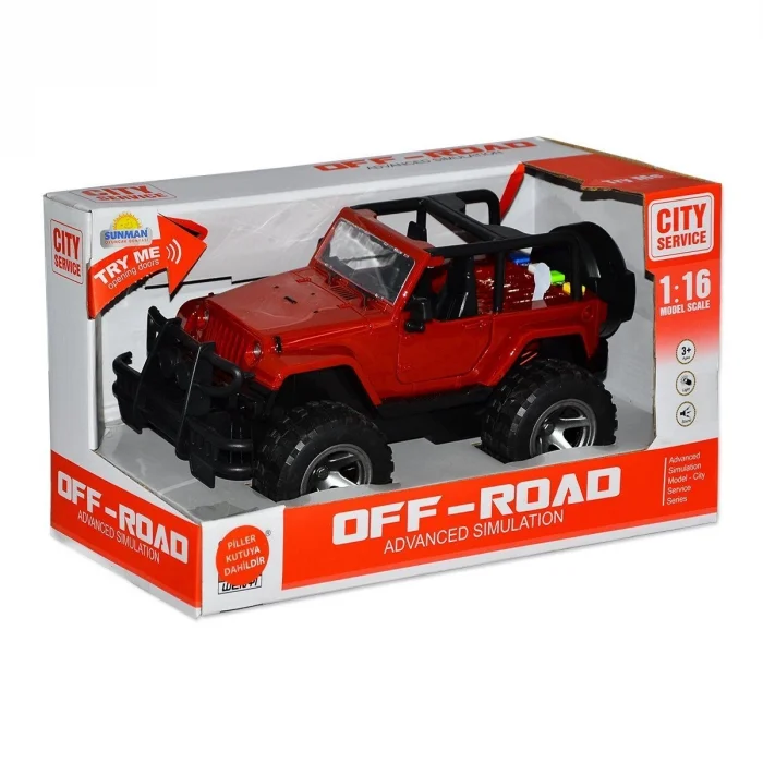 BUĞZ 10390 1:16 Sesli ve Işıklı Jeep