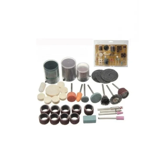  105 Parça Taşlama Zımpara Dremel Gravür Oyma Aksesuar Set