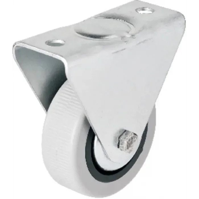 BUĞZ 106 - 50 Mm Sabit Kapaklı Gri Pvc Teker