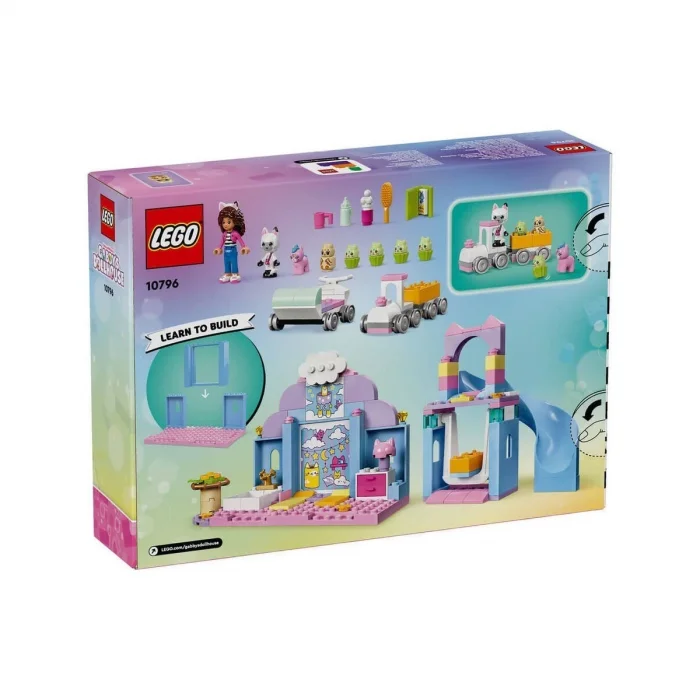 BUĞZ 10796 Lego Gabby’s Dollhouse Gabbynin Kitty Bakım Odası 165 parça +4 yaş