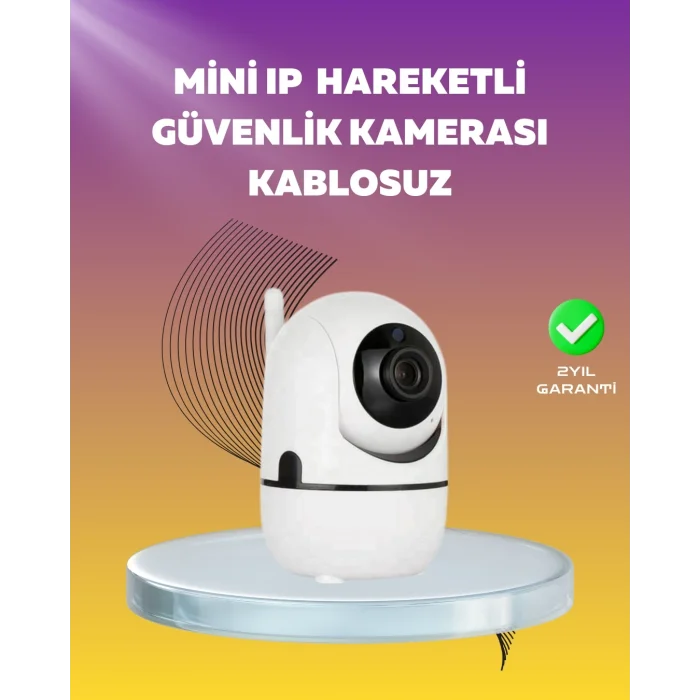 BUĞZ 1080P WiFi Akıllı Güvenlik Kamerası – Pan & Tilt, Hareket Takip ve İki Yönlü Ses