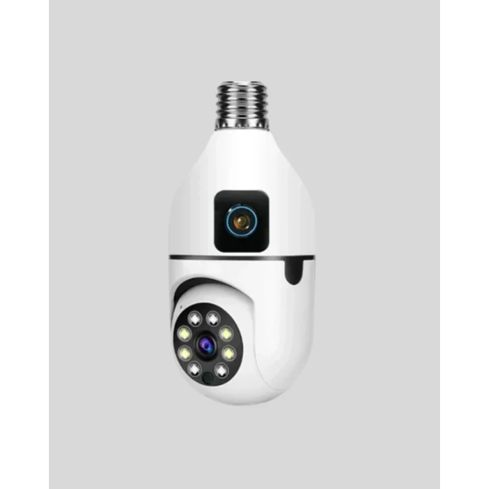 BUĞZ 1080P WiFi Ampul Kamera Uzaktan Erişimli Hareket Sensörlü Gece Görüşlü