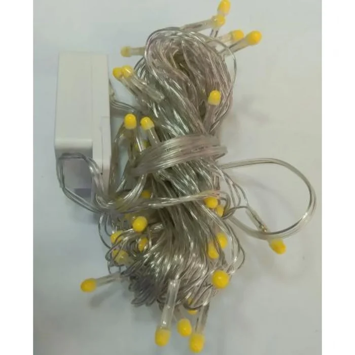 BUĞZ 10m 100 Led Damla Uçlu Led Işık Beyaz Işık Şeffaf Kablo