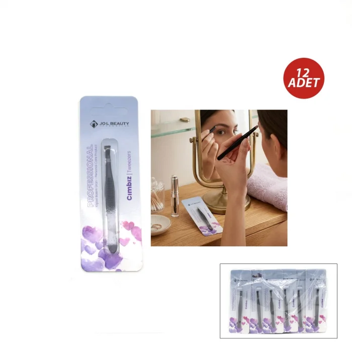BUĞZ 12 Adet Siyah Cımbız Bx40