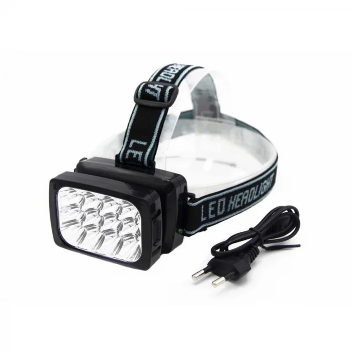 BUĞZ 12 Ledli Güçlü Şarjlı Kafa Lambası  -064