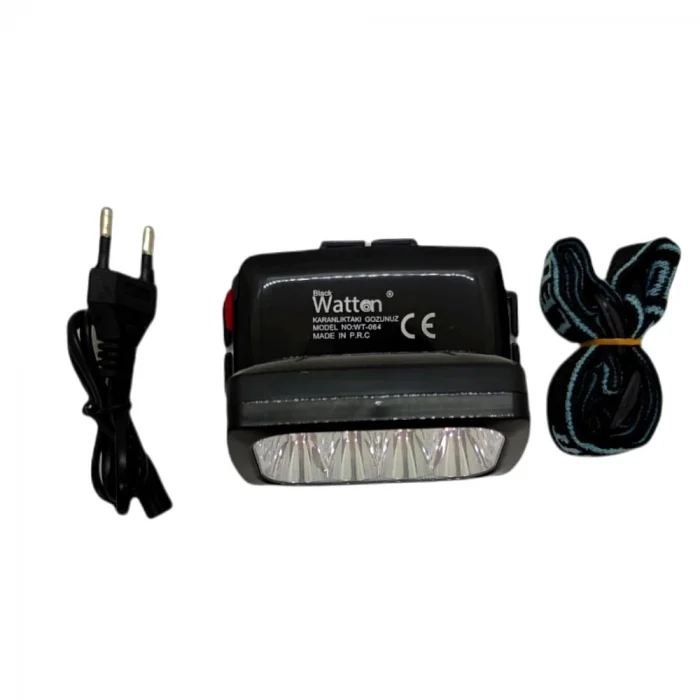 BUĞZ 12 Ledli Güçlü Şarjlı Kafa Lambası  -064