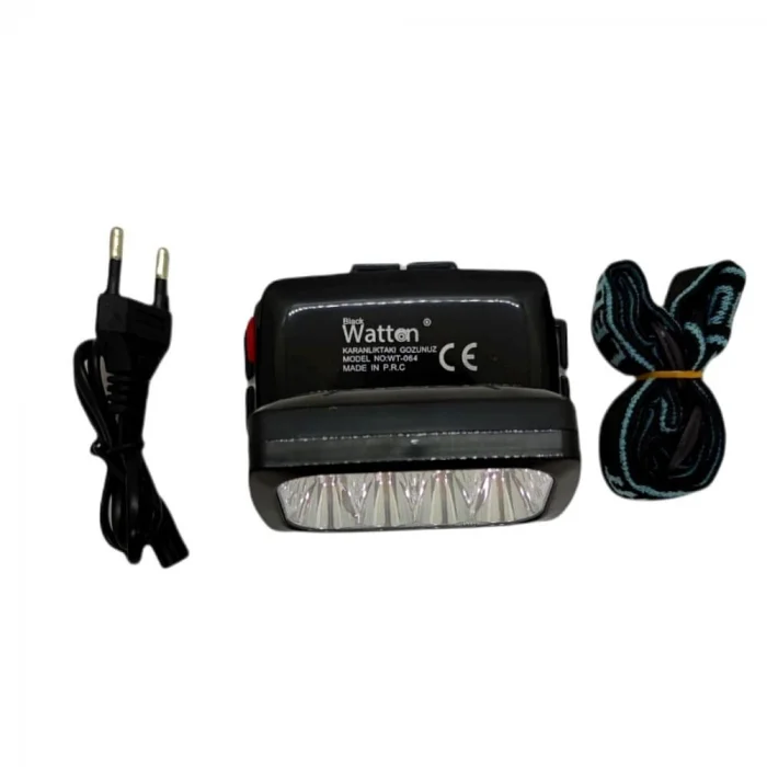 BUĞZ 12 Ledli Güçlü Şarjlı Kafa Lambası WT-064