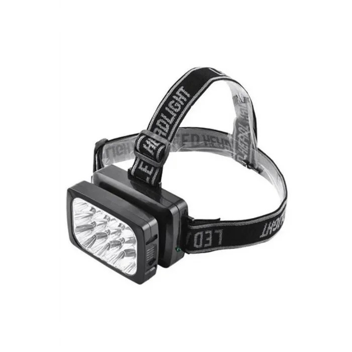 BUĞZ 12 Ledli Şarjlı Kafa Lambası Power Ledli Kafa Feneri Tepe Lambası