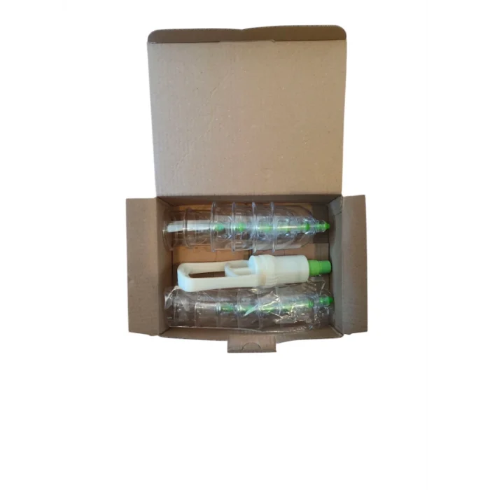 BUĞZ 12 Li Hacamat Kupa Seti. 1 2 Parmak Pompa Hediye