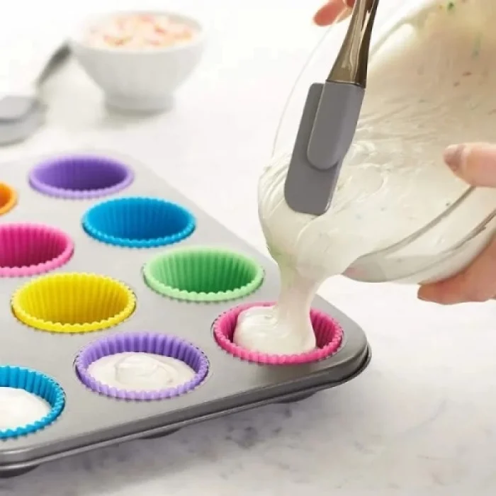 BUĞZ 12li Silikon Muffin Kalıbı