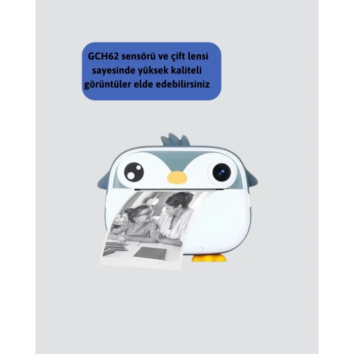  12 Özel Efektli ve Self-Timer Fonksiyonlu Baskı Kamera