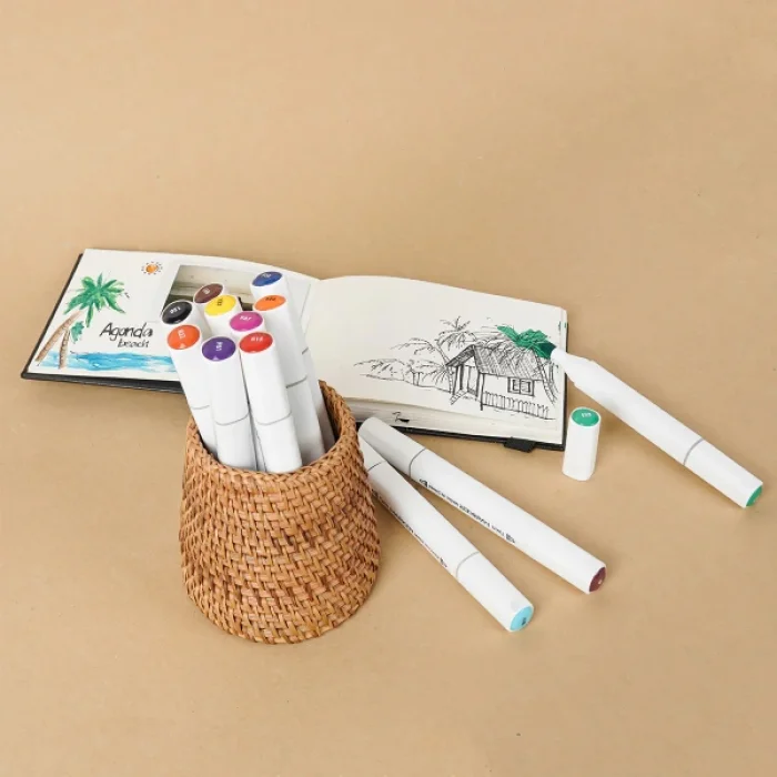 BUĞZ 12 Parça Çift Taraflı Marker Boya Kalemi