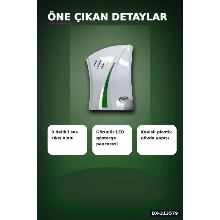 BUĞZ 12 Volt Buzzer Sesli Kapı Zili Bx40 Tekli Paket - Düşük Voltajlı Kapı Zili BX-313579